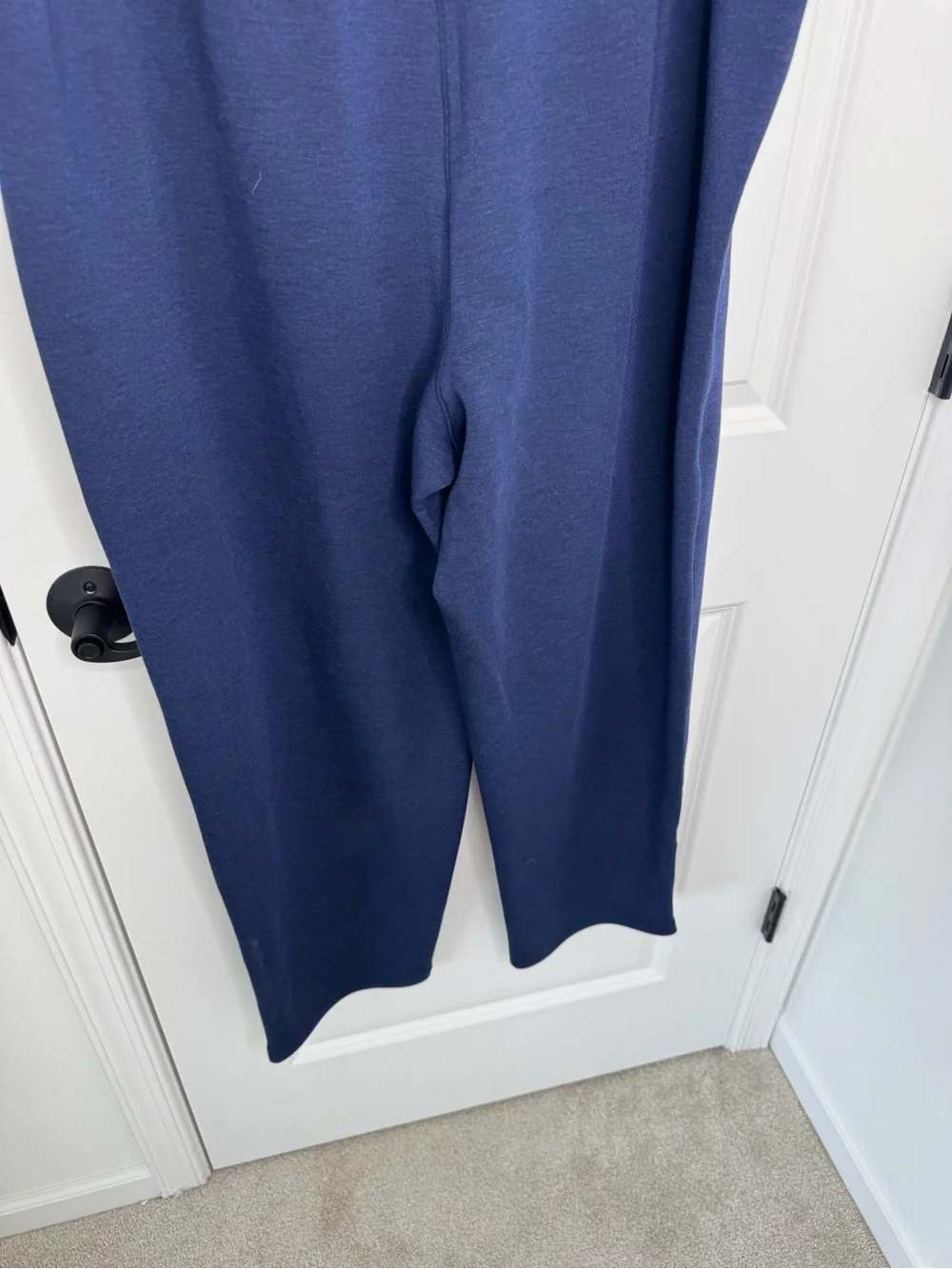 SPANX Women's Navy Straight-Leg air essentials  Pull-On Pants 2X